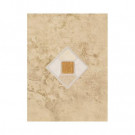 Daltile Brancacci Fresco Caffe 9 in. x 12 in. Ceramic Accent Wall Tile-DISCONTINUED