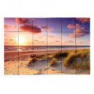 Tile My Style Beach1 36 in. x 24 in. Tumbled Marble Tiles (6 sq. ft. /case)