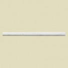 Jeffrey Court Carrara 3/4 in. x 12 in. Marble Dome Trim Wall Tile