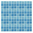 EPOCH Spongez S-Light Blue-1408 Mosaic Recycled Glass 12 in. x 12 in. Mesh Mounted Floor & Wall Tile (5 sq. ft.)