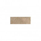 Daltile Castanea Tufo 3 in. x 10-1/2 in. Porcelain Bullnose Floor and Wall Tile-DISCONTINUED