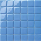 Elementz 12.5 in. x 12.5 in. Capri Azzurro Glossy Glass Tile-DISCONTINUED