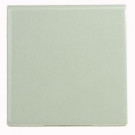 U.S. Ceramic Tile Bright Spring Green 4-1/4 in. x 4-1/4 in. Ceramic Surface Bullnose Wall Tile-DISCONTINUED