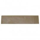 Daltile Concrete Connection Boulevard Beige 3 in. x 13 in. Porcelain Bullnose Floor and Wall Tile