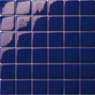 Elementz 12.5 in. x 12.5 in. Capri Blu Glossy Glass Tile-DISCONTINUED