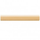 Daltile Semi-Gloss Luminary Gold 1 in. x 6 in. Quarter Round Wall Tile-DISCONTINUED