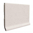 U.S. Ceramic Tile Color Collection Bright Granite 3-3/4 in. x 6 in. Ceramic Stackable Cove Base Wall Tile-DISCONTINUED