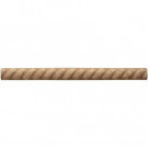 Weybridge 1/2 in. x 6 in. Cast Stone Rope Liner Noche Tile (18 pieces / case) - Discontinued