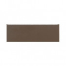 Daltile Modern Dimensions Matte Artisan Brown 4-1/4 in. x 12 in. Ceramic Wall Tile (10.64 sq. ft. / case)-DISCONTINUED