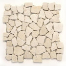 Solistone Indonesian Jakarta Moon 12 in. x 12 in. x 6.35mm Natural Stone Pebble Mesh-Mounted Mosaic Tile (10 sq. ft. / case)