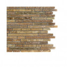 Splashback Tile Windsor Random Wood Onyx Marble Floor and Wall Tile Sample