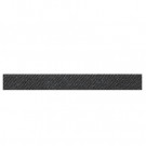 Daltile Identity Twilight Black Fabric 1 in. x 6 in. Porcelain Cove Base Corner Floor and Wall Tile