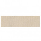 Daltile Identity Bistro Cream Fabric 4 in. x 12 in. Polished Porcelain Bullnose Floor and Wall Tile