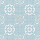 Mosaic Loft Flourish Breeze Motif 24 in. x 24 in. Glass Wall and Light Residential Floor Mosaic Tile