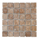 Jeffrey Court Noce 12 in. x 12 in. x 8 mm Travertine Mosaic Floor/Wall Tile