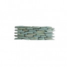 Solistone Standing Pebbles Cypress 4 in. x 12 in. x 15.87 Natural Stone Pebble Mesh-Mounted Mosaic Wall Tile (sq. ft./case)