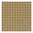 Daltile Maracas Raffia Gold 12 in. x 12 in. 8mm Frosted Glass Mesh-Mounted Mosaic Wall Tile (10 sq. ft. / case)-DISCONTINUED