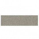 Daltile Identity Metro Taupe Fabric 4 in. x 12 in. Porcelain Bullnose Floor and Wall Tile