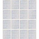 EPOCH Oceanz Arctic White-1727 Crackled Glass 12 in. x 12 in. Mesh Mounted Tile (5 sq. ft.)