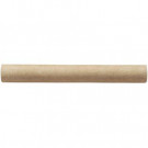 Weybridge 3/4 in. x 6 in. Cast Stone Pencil Liner Travertine Tile (10 pieces / case) - Discontinued