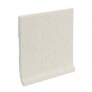 U.S. Ceramic Tile Color Collection Bright Gold Dust 6 in. x 6 in. Ceramic Stackable /Finished Cove Base Wall Tile-DISCONTINUED