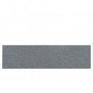 Daltile Colour Scheme Suede Gray 3 in. x 12 in. Porcelain Bullnose Floor and Wall Tile