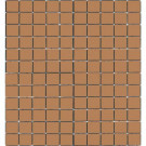 EPOCH Coffeez Cappuccino-1102 Mosaic Recycled Glass 12 in. x 12 in. Mesh Mounted Floor & Wall Tile (5 sq. ft.)