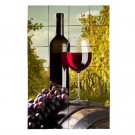 Tile My Style Wine2 24 in. x 36 in. Tumbled Marble Tiles (6 sq. ft. /case)