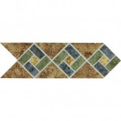 Daltile Heathland Sunset Blend 4 in. x 12 in. Glazed Ceramic Decorative Accent Floor and Wall Tile