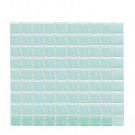 Daltile Sonterra Glass Mint Iridescent 12 in. x 12 in. x 6mm Glass Mosaic Wall Tile (10 sq. ft. / case)-DISCONTINUED