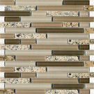 EPOCH Spectrum Desert Gold-1663 Granite And Glass Blend 12 in. x 12 in. Mesh Mounted Floor & Wall Tile (5 sq. ft.)