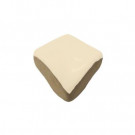 U.S. Ceramic Tile Color Collection Bright Khaki 3/4 in. x 3/4 in. Ceramic Quarter-Round Corner Wall Tile-DISCONTINUED