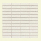 Daltile Identity Paramount White Fabric 12 in. x 12 in. x 9-1/2 mm Porcelain Mesh-Mounted Mosaic Tile-DISCONTINUED