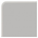 Daltile Semi-Gloss Ice Grey 4-1/4 in. x 4-1/4 in. Ceramic Bullnose Corner Wall Tile
