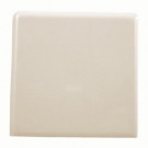 Daltile Semi-Gloss Mayan White 2 in. x 2 in. Ceramic Bullnose Outside Corner Accent Tile-DISCONTINUED