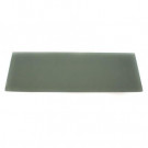 Splashback Tile Contempo Seafoam Frosted 4 in. x 12 in. Glass Tiles