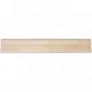 MS International Crema Marfil 2 in. x 12 in. Rail Molding Polished Marble Wall Tile (10 ln. ft. / case)