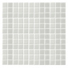 Epoch Architectural Surfaces Monoz M-White Honed-1404 Mosiac Recycled Glass Mesh Mounted Floor & Wall Tile - 4 in. x 4 in. Tile Sample-DISCONTINUED