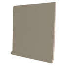 U.S. Ceramic Tile Color Collection Matte Cocoa 6 in. x 6 in. Ceramic Stackable Right Cove Base Corner Wall Tile-DISCONTINUED