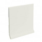 U.S. Ceramic Tile Color Collection Matte Bone 6 in. x 6 in. Ceramic Stackable /Finished Cove Base Wall Tile-DISCONTINUED