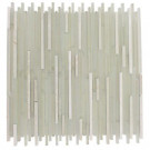 Splashback Tile Tetris Stylus Crema 11 in. x 13 in. x 8 mm Marble Floor and Wall Tile
