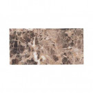 Jeffrey Court Emperador 3 in. x 6 in. Honed Marble Floor/Wall Tile (8pieces/1 sq. ft./1pack)