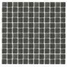 EPOCH Spongez S-Black-1412 Mosaic Recycled Glass 12 in. x 12 in. Mesh Mounted Floor & Wall Tile (5 sq. ft.)