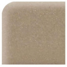 Daltile Modern Dimensions Gloss Elemental Tan 4-1/4 in. x 4-1/4 in. Ceramic Bullnose Corner Wall Tile