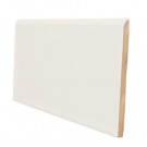U.S. Ceramic Tile Color Collection Matte Bone 3 in. x 6 in. Ceramic Surface Bullnose Wall Tile-DISCONTINUED