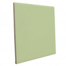 U.S. Ceramic Tile Matte Spring Green 6 in. x 6 in. Ceramic Surface Bullnose Wall Tile-DISCONTINUED
