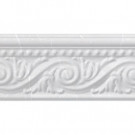 PORCELANOSA Listel Pisa 4 in. x 8 in. Blanco Ceramic Accent Tile-DISCONTINUED