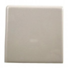 Daltile Semi-Gloss Almond 2 in. x 2-1/2 in. Ceramic Counter Corner Wall Tile