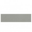 Daltile Colour Scheme Desert Gray Solid 3 in. x 12 in. Porcelain Bullnose Trim Floor and Wall Tile