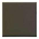 U.S. Ceramic Tile Color Collection 4-1/4 in. x 4-1/4 in. Bright Cocoa Ceramic Bullnose Trim Tile-DISCONTINUED